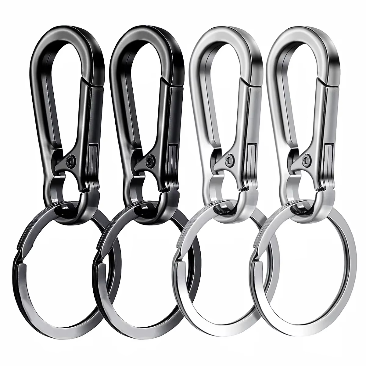 Car Accessories For Camping - Pemegang Kunci Klip Karabiner Logam 4