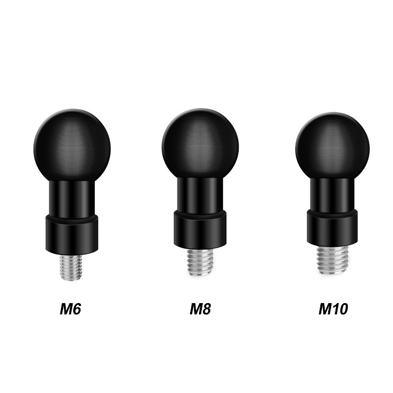 Car Accessories Online - Adaptor Kepala Bola Aluminium 17mm ke