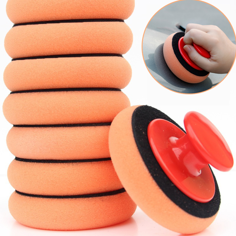 Car Wax Polishing Pad - 8 buah spons pemoles Waxing mobil,