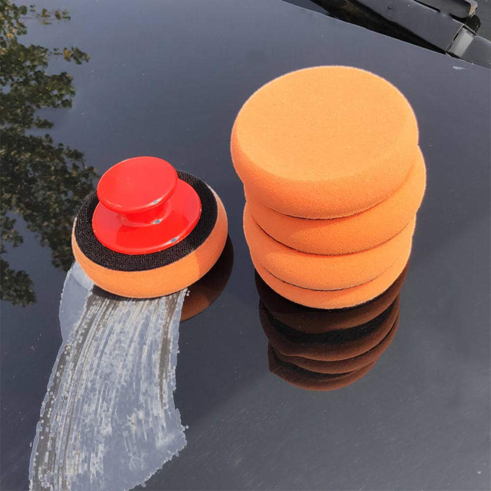 Car Wax Polishing Pad - 6 Buah Kit Bantalan Aplikator Lilin