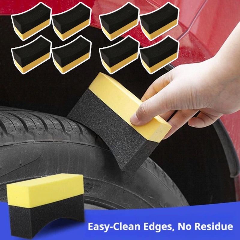 Car Wax Polishing Pad - 4 Buah Set Sikat Spons Pembersih