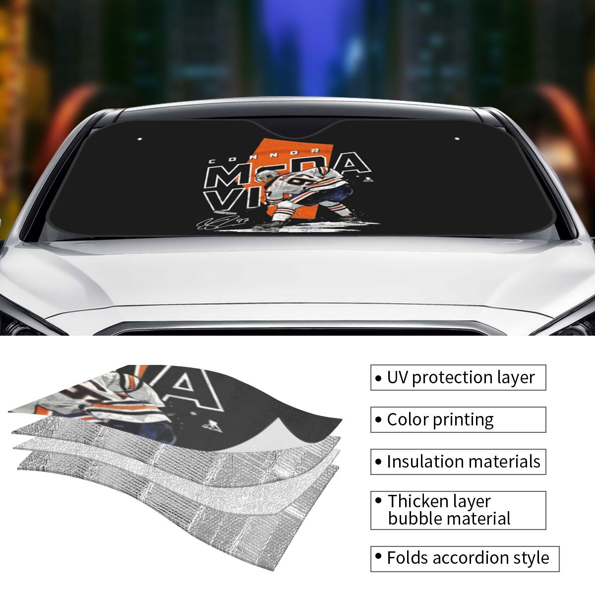 Connor McDavid 97 untuk Pengge - Car Accessories Edmonton ulasan dan harga
