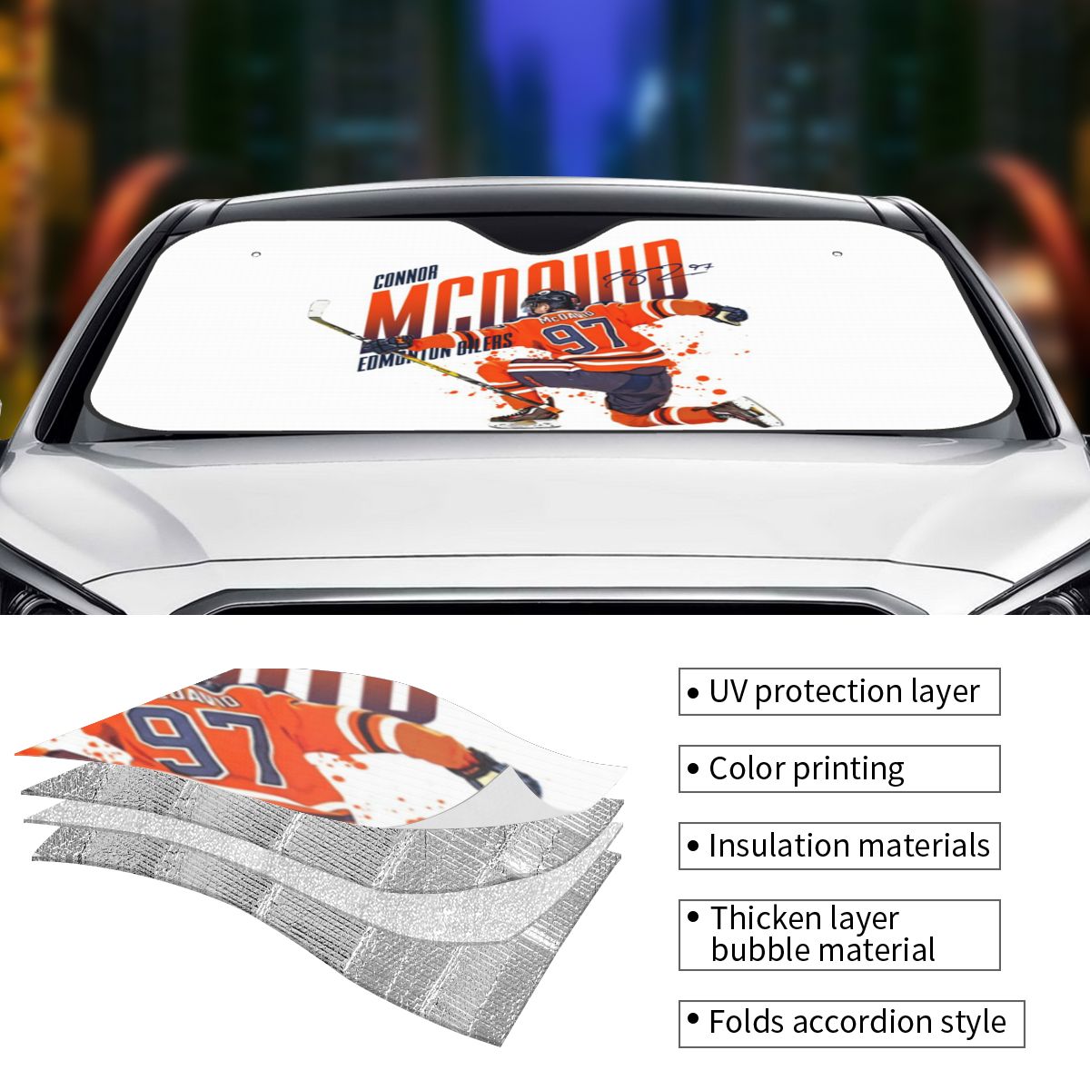 Connor McDavid 97 untuk Pengge - Car Accessories Edmonton ulasan dan harga