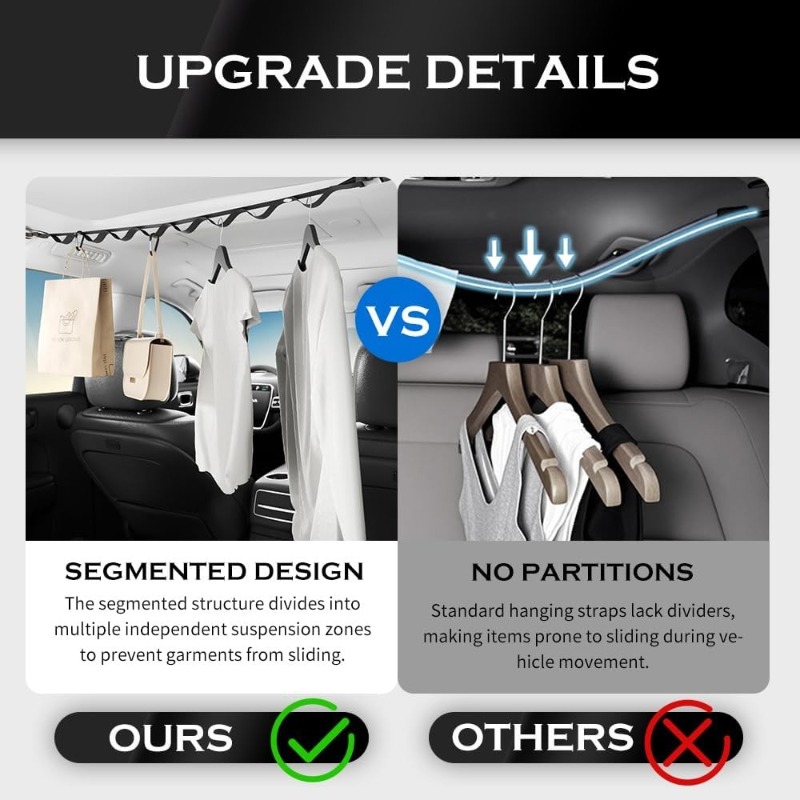 Gantungan Baju Mobil, Tali Gan - Car Accessories For Camping ulasan dan harga