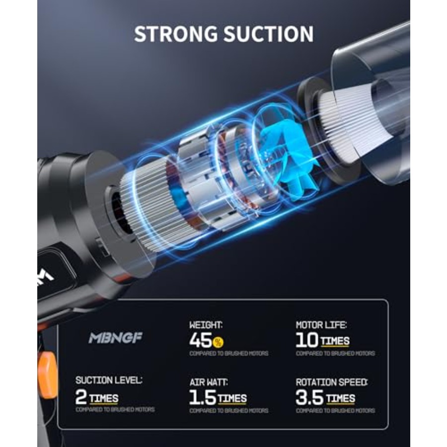 Vakum Mobil Tanpa Kabel Portab - Car Vacuum Cleaner ulasan dan harga