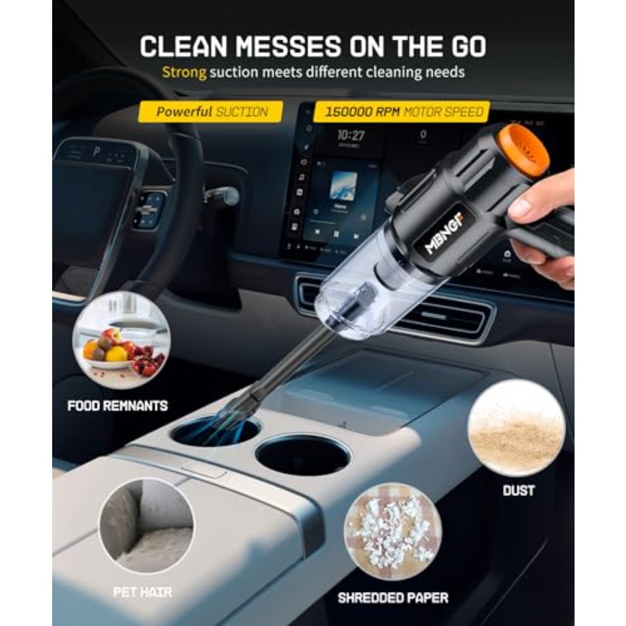Vakum Mobil Tanpa Kabel Portab - Car Vacuum Cleaner ulasan dan harga