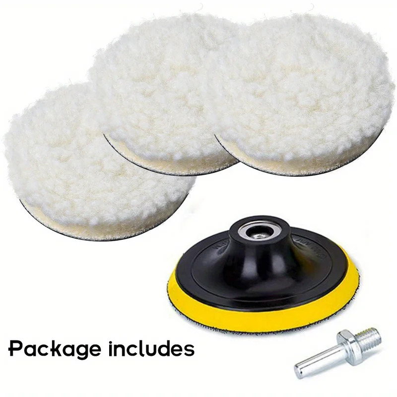 5PCS 7/6/5/4/3 inci Pad Poles  - Car Wax Polishing Pad ulasan dan harga