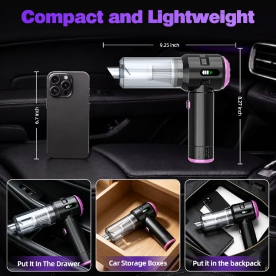 Penyedot Debu Genggam untuk mo - Car Vacuum Cleaner ulasan dan harga