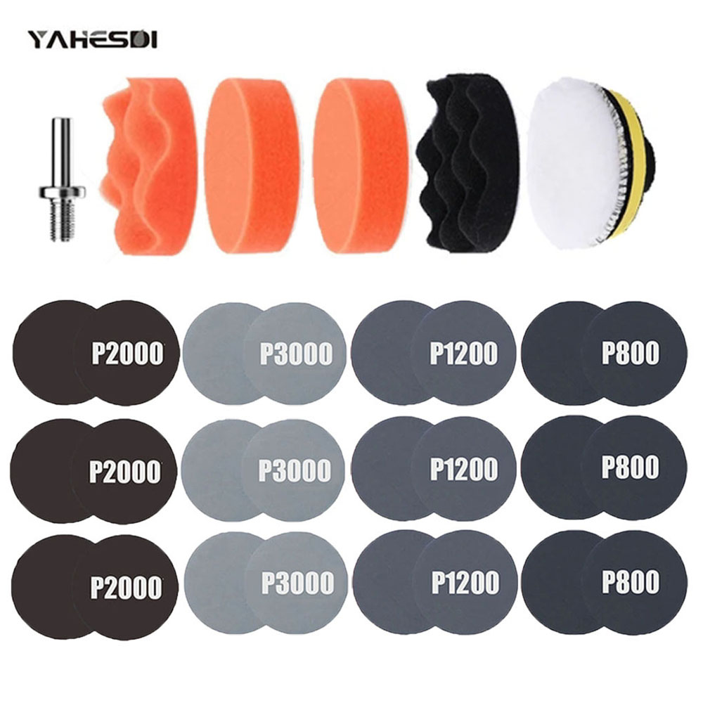 Spons Pemoles Mobil 75Mm 3 Inc - Car Wax Polishing Pad ulasan dan harga