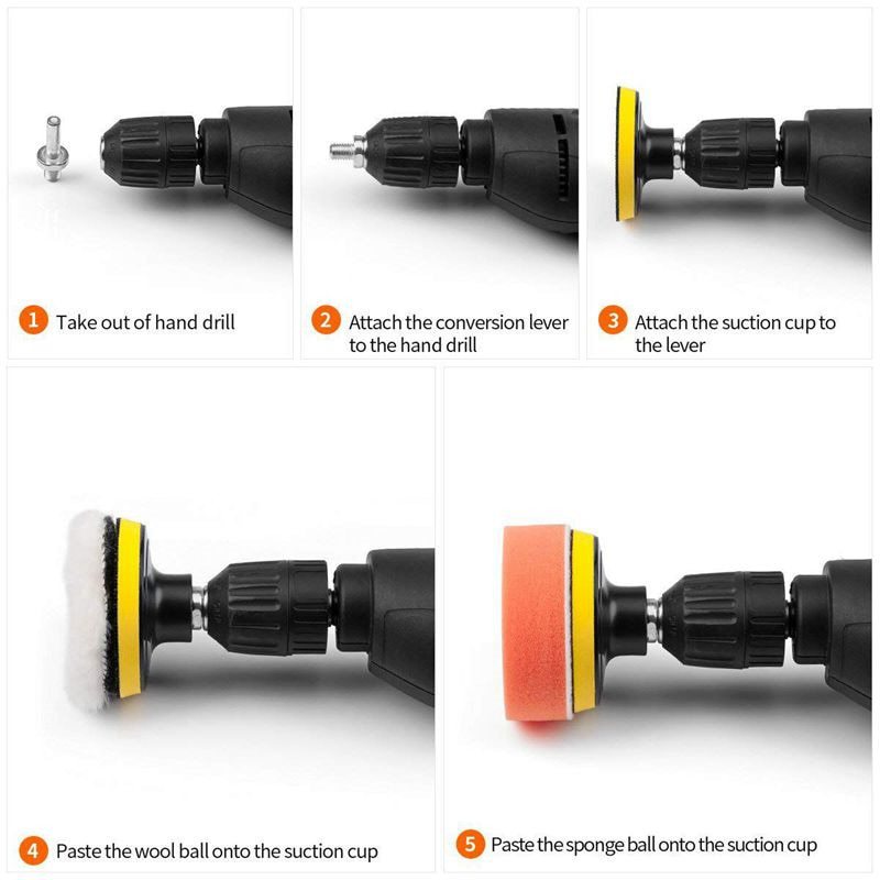 Spons Pemoles Mobil 75Mm 3 Inc - Car Wax Polishing Pad ulasan dan harga