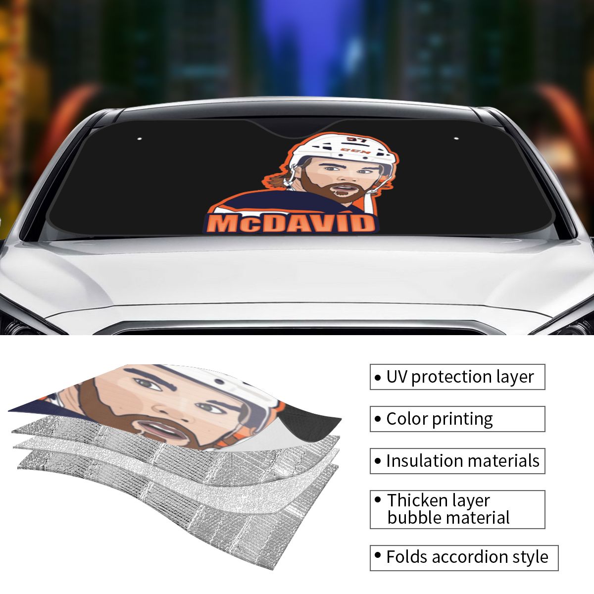Connor McDavid 97 untuk Pengge - Car Accessories Edmonton ulasan dan harga